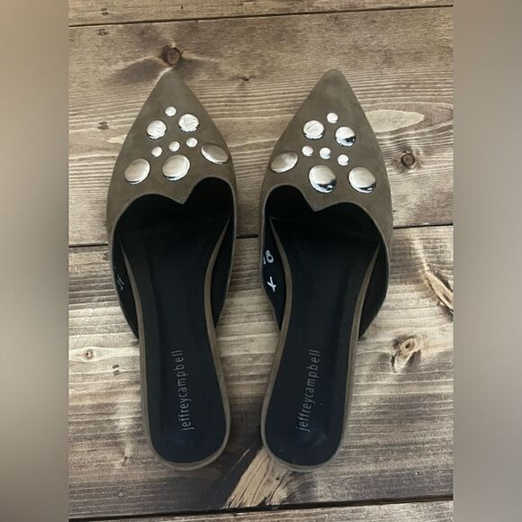 Jeffrey Campbell Studded Slip-on Flats - Picture 4 of 5